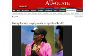 Running Coach Services in media - Pew2Pavement article in Advocate newspaper