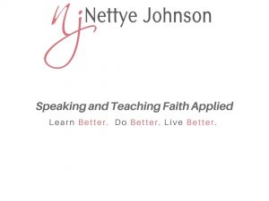 Nettye Johnson Website Header Image 4