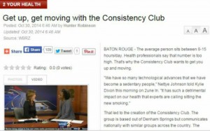 Consistency Club media - 2une In television