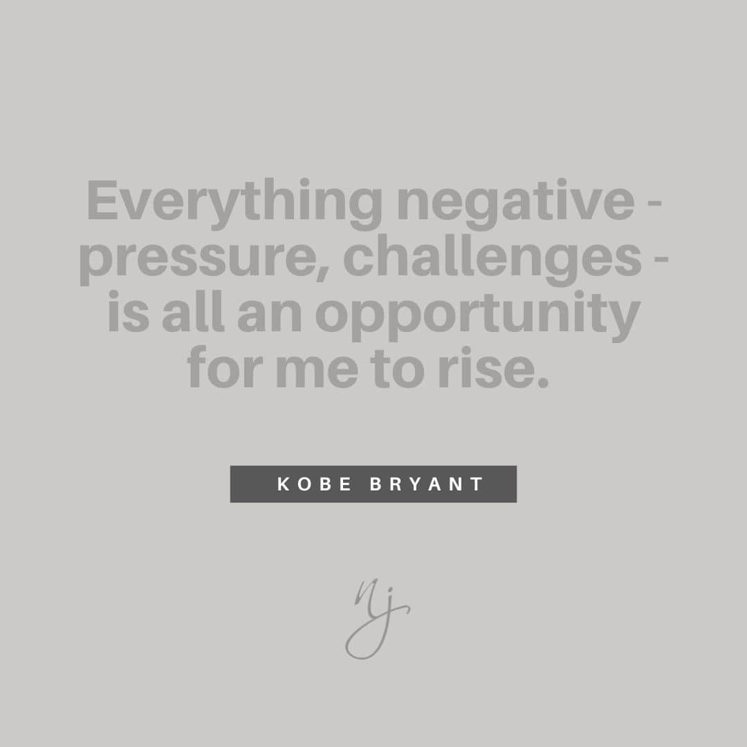Nettye Johnson Quote Image - Kobe Opportunity to Rise